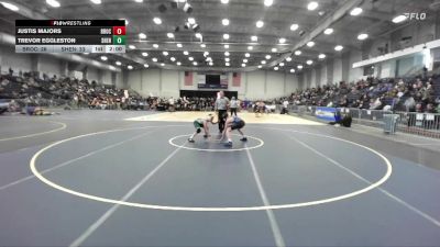 101 lbs Round 2 (3 Team) - Trevor Eggleston, Shenendehowa vs Justis Majors, Brockport