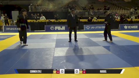 RUSSEL L DEPZ vs CORNER CYLE 2025 Pan Jiu Jitsu IBJJF Championship