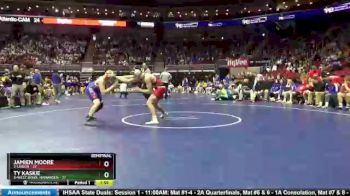 195 lbs Semis - Jamien Moore, 2-Lisbon vs Ty Kaskie, 3-West Sioux, Hawarden