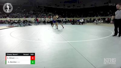 5A-215 lbs Champ. Round 1 - Ayden Benitez, CHICKASHA vs Eden Silvan, WILL ROGERS