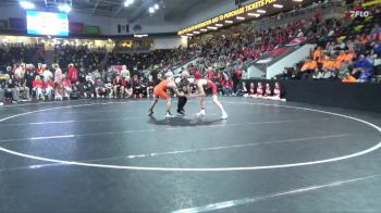 144 lbs Quarterfinal - Lucas Sinnwell, Nashua-Plainfield vs Kaden Lange, Jesup