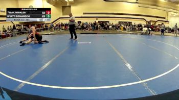 184 lbs Champ. Round 1 - Wyatt Sieniarecki, Albion College vs Max Winkler, East Stroudsburg University