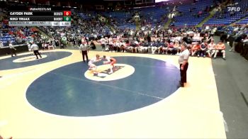 132 lbs Semis & 1st Wrestleback (8 Team) - Niko Truax, Mahomet (M.-Seymour) vs Cayden Park, Washington