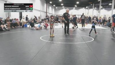52 lbs Rr Rnd 4 - Jackson Merkert, Mat Assassins Red - BK8E vs Lucas Humbertson, Team Gotcha - BK8E