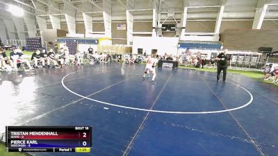 88 lbs Placement Matches (8 Team) - Tristan Mendenhall, Idaho vs Pierce Karl, Wisconsin