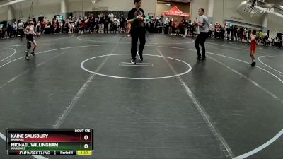 60 lbs Quarterfinal - Michael Willingham, Warriors vs Kaine Salisbury, Rampage