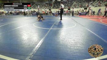 60 lbs Semifinal - Jameson Hubbard, South Central Punisher Wrestling Club vs Jaxon Friday, Tough N Technical Wrestling Club