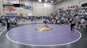 157 lbs Semifinal - Cainan Williams, McCallie vs Luke Louzensky, Kirkwood