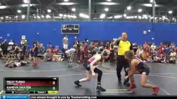 116 lbs Round 4 (6 Team) - Kamdyn Saulter, The Funky Singlets vs Miley Turdo, Steel Valley