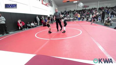 46 lbs Consi Of 4 - Easton Headrick, Lake Legends Wrestling Club vs Rhaegar Moran, Muskogee Rougher Youth Wrestling