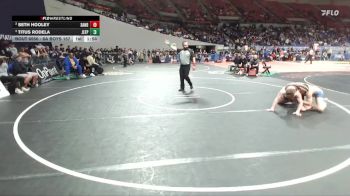 6A Boys 157 lbs Semifinal - Titus Rodela, Jefferson (Portland) Boys vs Seth Hooley, Sandy Boys