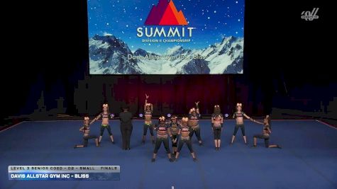 Davis Allstar Gym Inc - Bliss [2026 L3 Senior Coed - D2 - Small Finals] 2026 The D2 Summit