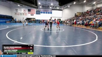 138 lbs Quarterfinal - Elijah Rinkenberger, Sage Valley Jr High vs Treysen Parker, Douglas Middle School