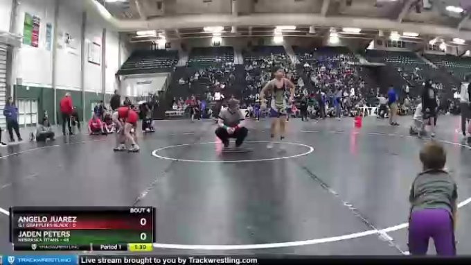 102 lbs Round 2 (6 Team) - Jaden Peters, Nebraska Titans vs Angelo ...