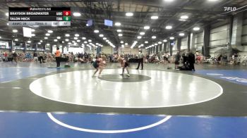 105 lbs Rr Rnd 2 - Braydon Broadwater, All-American Wrestling Club MS vs Talon Heck, Terps Xtreme MS