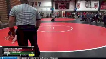 132 lbs Round 3 - Johnathan Miranda, Columbus Community/WMU vs Lincoln Brookhart, Muscatine