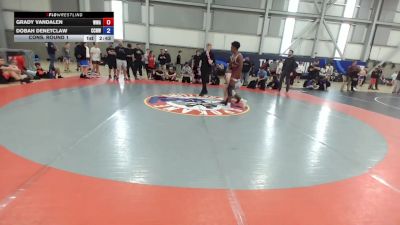 144 lbs Cons. Round 1 - Grady VanDalen, Whatcom Wrestling Academy vs Dobah Denetclaw, CNWC Concede Nothing Wrestling Club