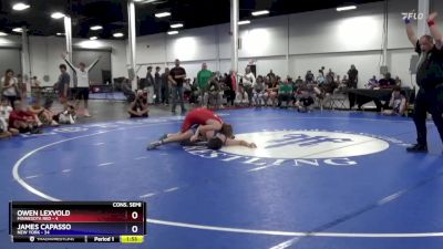 165 lbs 4th Wrestleback (16 Team) - Owen Lexvold, Minnesota Red vs James Capasso, New York