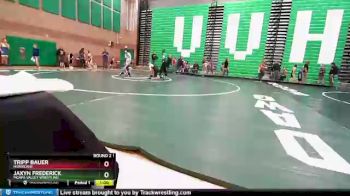 100 lbs Round 2 - Jaxyn Frederick, Moapa Valley Wrestling vs Tripp Bauer, Hurricane