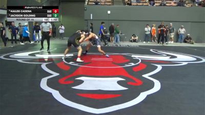 152 lbs Round Of 16 - Kaileb Cadena, Bakersfield Christian High School vs Jackson Golding, Bakersfield