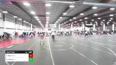 69 lbs Semifinal - Tayven Kem, Ravage WC vs Asher Harris, Illinois Valley YW