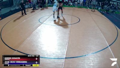 120 lbs Cons. Round 3 - Andrei Donayri, Oregon vs Zane Dean-Verdadero, Hawaii