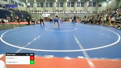 113 lbs Semifinal - Boone Smith, Mighty Bluebirds Wrestling vs Cooper Mounce, Springdale Youth Wrestling Club