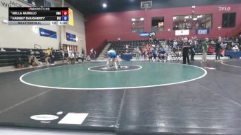 131 lbs Quarterfinal - Bella Murillo, Mount Olive vs Kassey Daugherty, Presbyterian