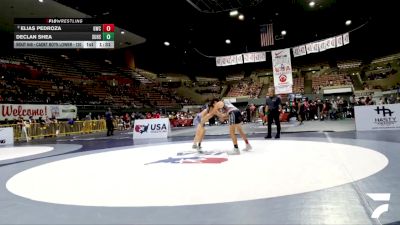 Cadet Boys Lower - 120 lbs Champ. Round 3 - Declan Shea, Sutter Union High School Wrestling vs Elias Pedroza, Granite Wrestling Club