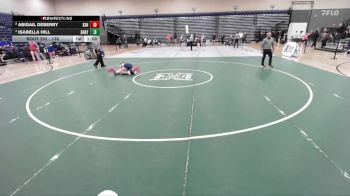 138 lbs Semifinal - Isabella Hill, Grayson County vs Abigail DeBerry, Stafford Senior High