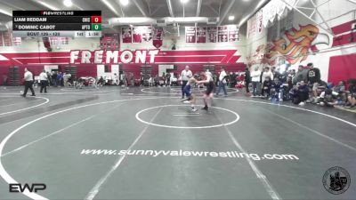 120 lbs Champ. Round 1 - Liam Reddam, Chico vs Dominic Cabot, Aptos