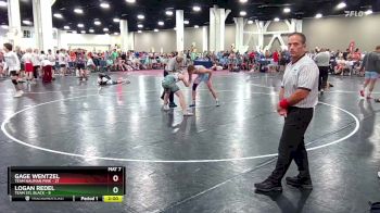 157 lbs Semis & Wb (16 Team) - Gage Wentzel, Team Nauman Pink vs Logan Redel, Team STL Black