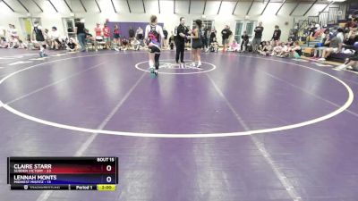 125 lbs Round 4 (10 Team) - Claire Starr, Sudden Victory vs Lennah Monts, Midwest Misfitz