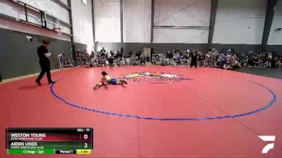 71 lbs Round 2 - Weston Young, Elma Wrestling Club vs Aiden Ungs, Forks Wrestling Club