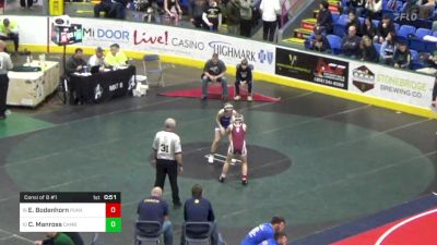 112 lbs Consi Of 8 #1 - Ellie Bodenhorn, Punxsutawney vs Campbell Manross, Cambridge Springs