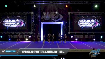 Maryland Twisters Salisbury - Breeze Babes [2021 L1 Mini - Novice Day 1] 2021 The U.S. Finals: Ocean City