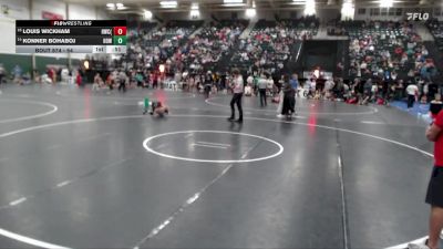 64 lbs 5th Place Match - Konner Bohaboj, Howells-Dodge vs Louis Wickham, Hawks Wrestling Club (Lincoln)