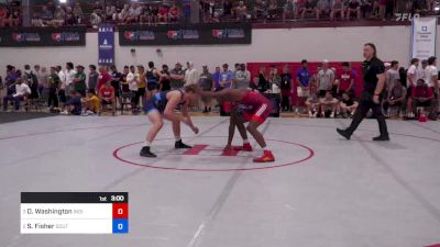 86 kg Semifinal - Donnell Washington, Indiana RTC vs Samuel Fisher, Southeast Regional Training Center, Inc