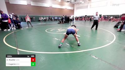 106 lbs Round Of 32 - Aidan Mueller, Corona vs Trevan Eugenio, Birmingham