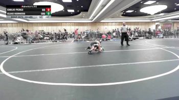 43 lbs 2nd Place - Emilio Perez, Rising Sun WC vs Elias Kerness, Chagolla Trained WC