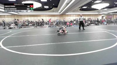 43 lbs 2nd Place - Emilio Perez, Rising Sun WC vs Elias Kerness, Chagolla Trained WC