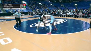 190 lbs Quarterfinals (8 Team) - Evan Greggain, Coal City vs Caleb Peters, Stanford (Olympia)