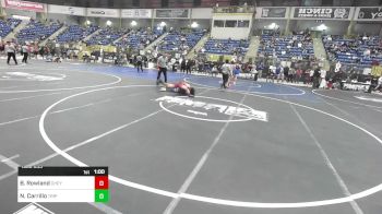 126 lbs Round Of 32 - Bradley Rowland, Cheyenne East vs Niko Carrillo, Triple C