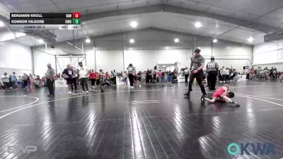43 lbs Consi Of 4 - Benjamin Kroll, Raw Wrestling Club vs Konnor Kilgore, Eufaula Ironheads Wrestling Club