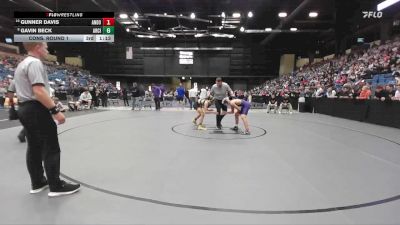 120 lbs Semifinal - Trevor Christenson, Basehor-Linwood HS vs Zackry Mosier, Arkansas City