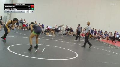 150 lbs Round 1 (6 Team) - Winston Wu, Fuller Wrestling Center vs Moses Cherry, Team Snapdown