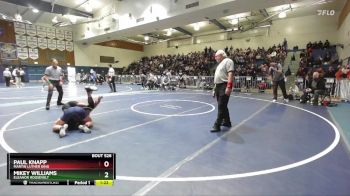 138 lbs Semifinal - Mikey Williams, Eleanor Roosevelt vs Paul Knapp, Martin Luther King