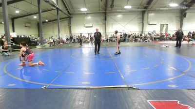 100 lbs Semifinal - Atticus Hall, Morris Fitness Wrestling Club - (B) vs Cael Powers, Legacy Wrestling