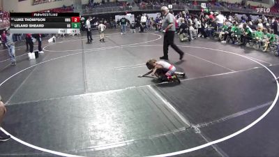 45 lbs Semifinal - Leland Sheard, Nebraska Boyz vs Luke Thompson, Nebraska Wrestling Academy