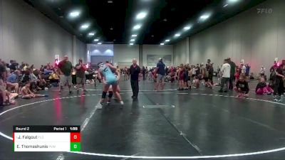 132 lbs Round 2 - Julia Falgout, Florida vs Eden Thomashunis, Ponte Vedra Wrestling